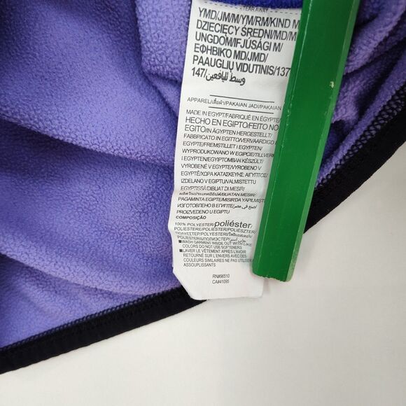 Under Armour Hoodie Sweatshirt Girls Youth M Loose Fit Purple Logo Pockets - Picture 9 of 10